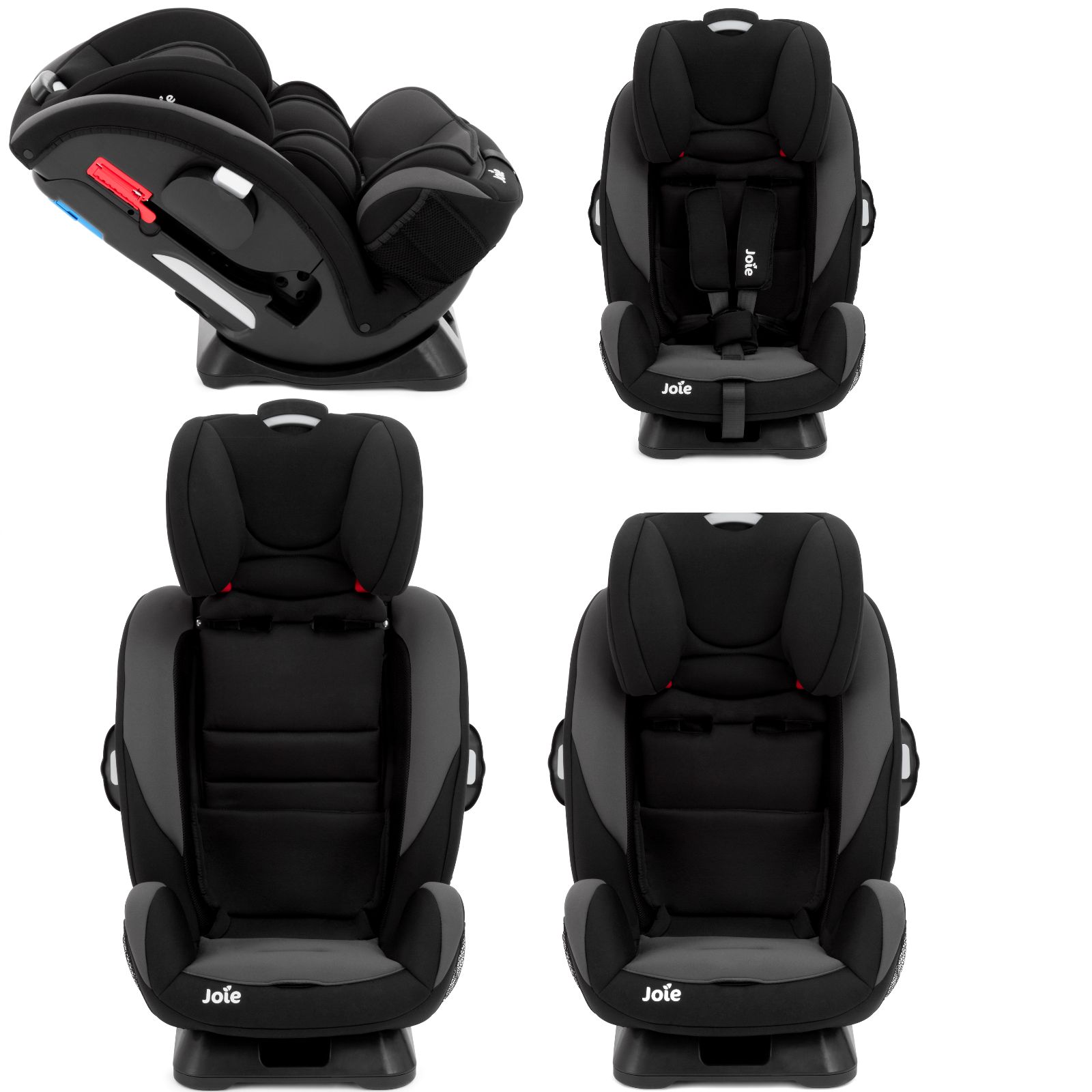 JOIE EVERY STAGE TWO TONE BLACK GROUP 0+/1/2/3 CAR SEAT FROM BIRTH BABY